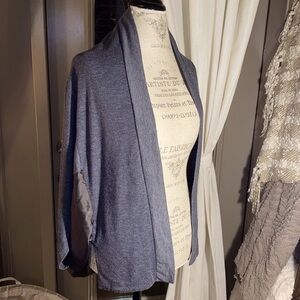 Bordeaux charcoal gray cardigan sweater One Size​
